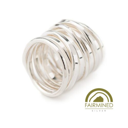TwoFooter-Ring-in-ethical-Fairmined-Silver-Logo-by-DorotheeRosen