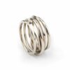 Onefooter Ring in 18K Palladium White Gold