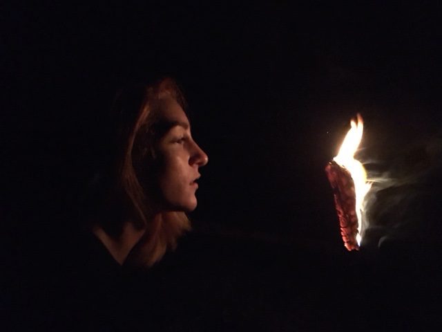 My daughter particularly enjoyed our bonfire at the beach