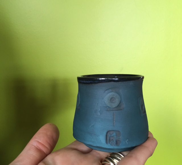 I bought this lovely cup from one of the first time artisans