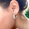 dorothee rosen handmade sterling silver onefooter earring