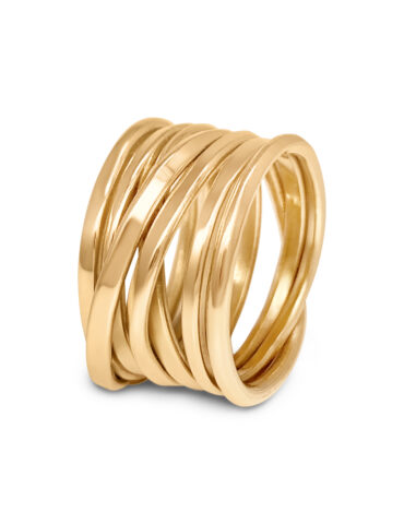 DorotheeRosen OneAndAHalfFooter Ring in 18k Gold