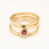 ruby & 18k gold ring