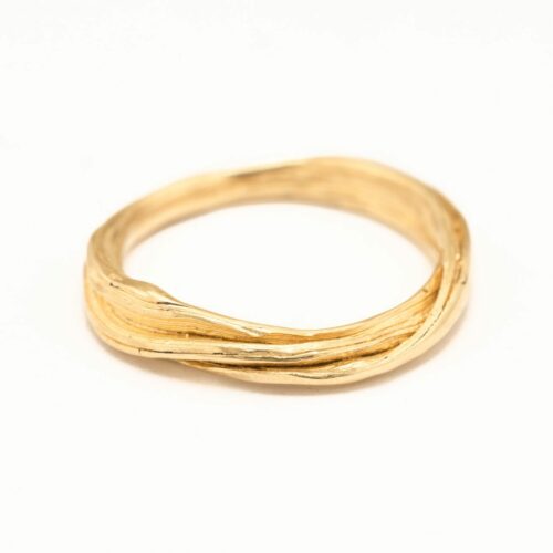 Flow Ring No. 09 in Fairmined ECO 18k yellow gold, size 7