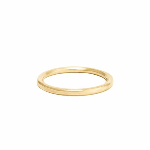 Recycled Ethical Sustainable Gold Ring Keeper Ring in 18k Yellow Gold
