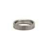 5mm 18k Palladium White Recycled Ethical Sustainable Gold Wedding Band Handmade by Dorothée Rosen in Halifax, Canada