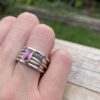 312 Pink Tourmaline OneFooter in Sterling Silver