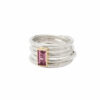 Dorothee Rosen | Pink Tourmaline OneFooter in Sterling Silver