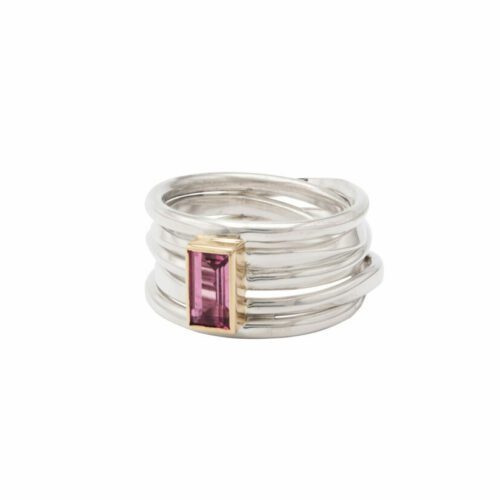 Dorothee Rosen | Pink Tourmaline OneFooter in Sterling Silver