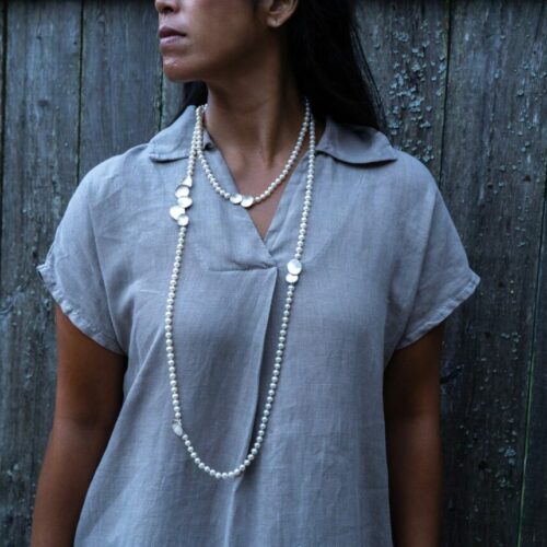MoonPearl Necklace by Dorothée Rosen