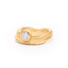 DorotheeRosen | FLOW ring No.03 | 0.52ct SI1:H | sz8 in 18k ethical sustainable Fairmined ECO gold with diamond