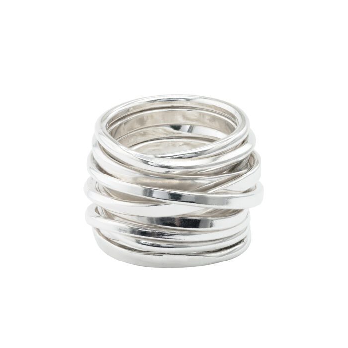 DorotheeRosen | ThreeFooter Ring in Fairmined Ethical Sterling Silver