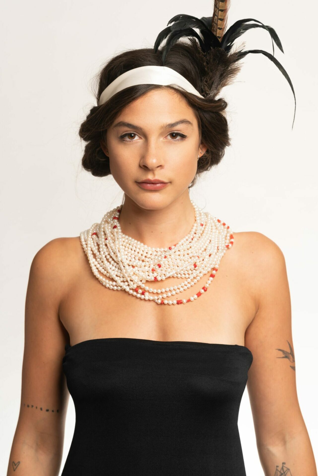 Transmit Pearl & Coral Necklace || LOVE ME