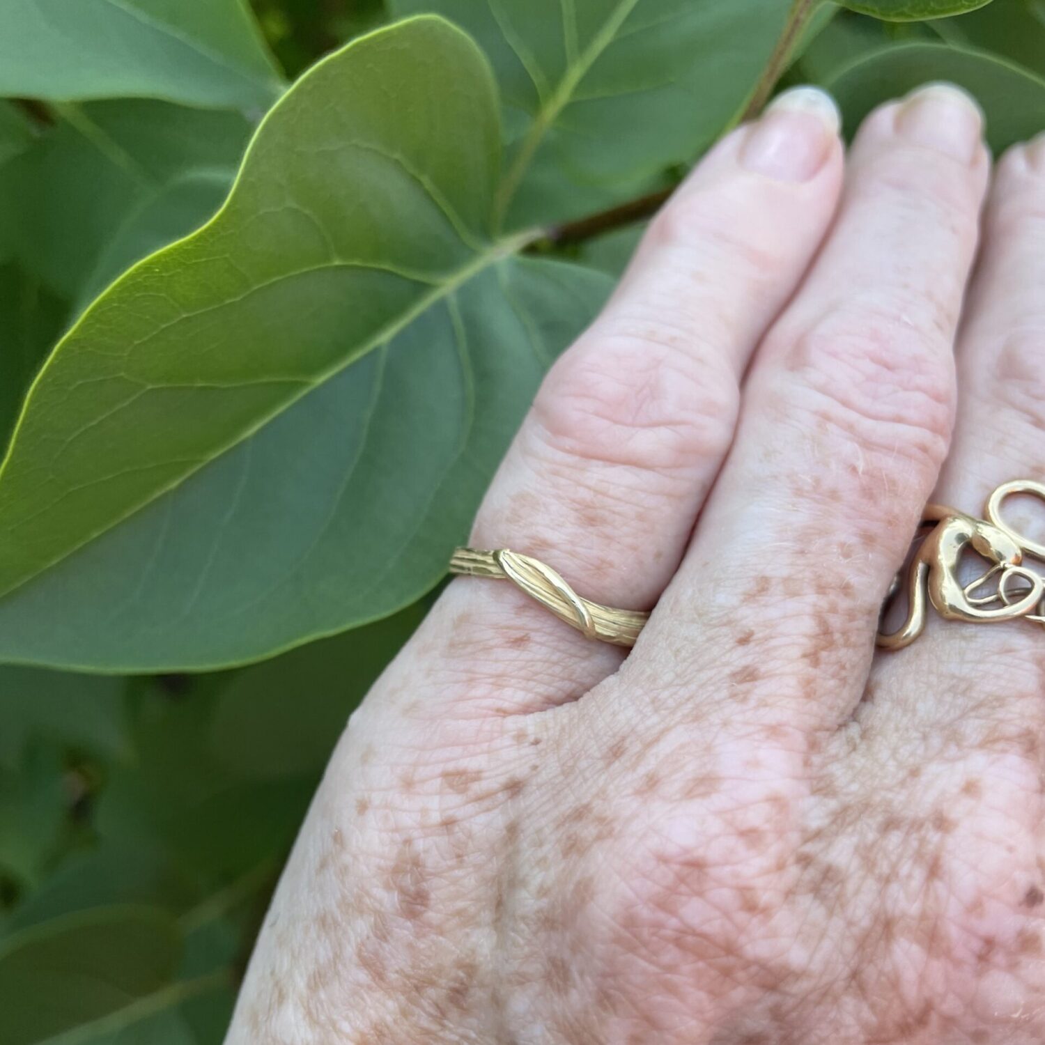 Flow Ring No. 25 in Fairmined ECO 18k yellow gold, size 6