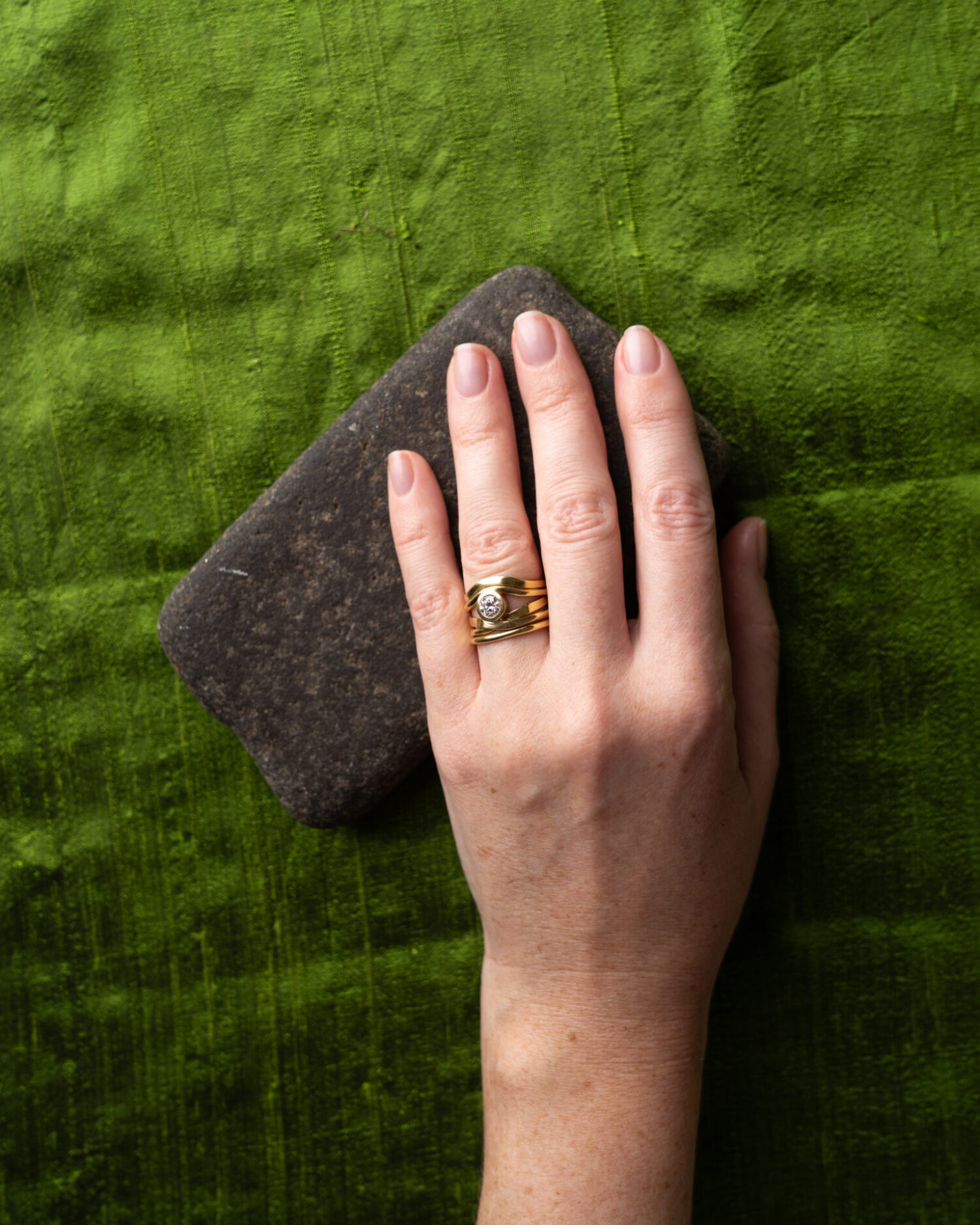 348 - EXEXEX - 0.70ct - Size 7.5-1 by Dorothee Rosen