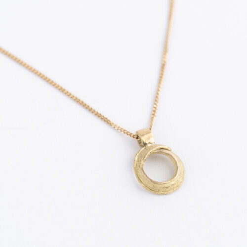 FLOW Pendant No.21 - 18k Fairmined gold (10 of 17) by Dorothee Rosen