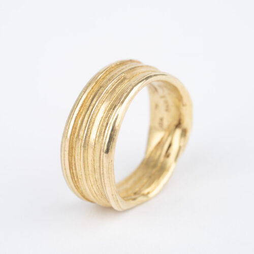FLOW Ring No. 32 - 18ky FM ECO - Size 6.5 - Studio-2 by Dorothee Rosen