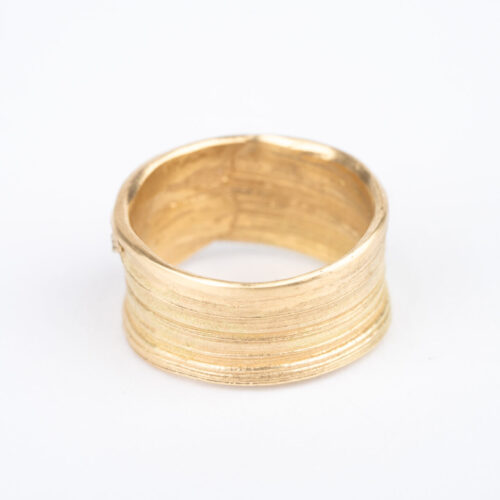 FLOW Ring No. 40- 18ky FM - Size 6.5 - Studio-1 by Dorothee Rosen