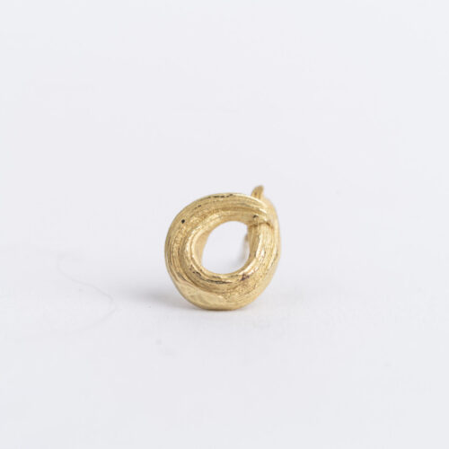 FLOW Stud No.08 18ky FM ECO gold (8 of 13) by Dorothee Rosen