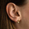 ORBIT Studs 18ky - On Body (1 of 3) by Dorothee Rosen