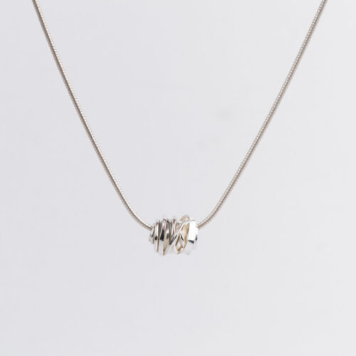 OneFooter - Necklace - sterling silver on snake chain (4 of 9) by Dorothee Rosen
