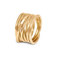 DorotheeRosen OneAndAHalfFooter Ring in 18k Gold